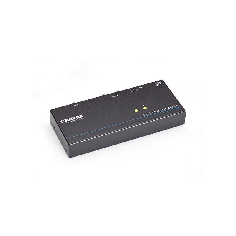 Black Box 4K 1X2 HDMI SPLITTER Black Box 4K 1X2 HDMI SPLITTER
